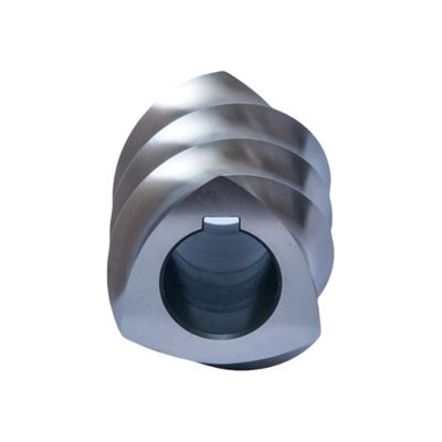 Parties d'extrudeuses à double vis à haute précision à vis à trois volets pour l'extrusion