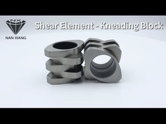 Zone de fusion Bloc de broyage de l'extrudeuse 30 degrés 45 degrés 60 degrés