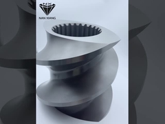 Éléments d'extrudeuse à double vis durcies sous vide Résistance à l'usure HRC 58-62 Pour les matériaux biodégradables