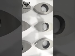 Zone de fusion Bloc de broyage de l'extrudeuse 30 degrés 45 degrés 60 degrés